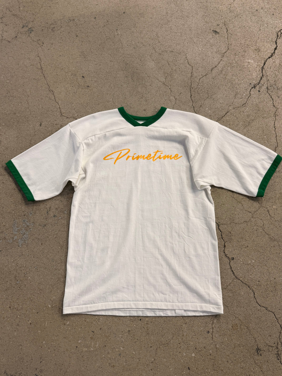 PrimeTime Script V-Neck Tee